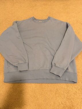 COS Women's Crewneck Sweatshirt in Light Blue